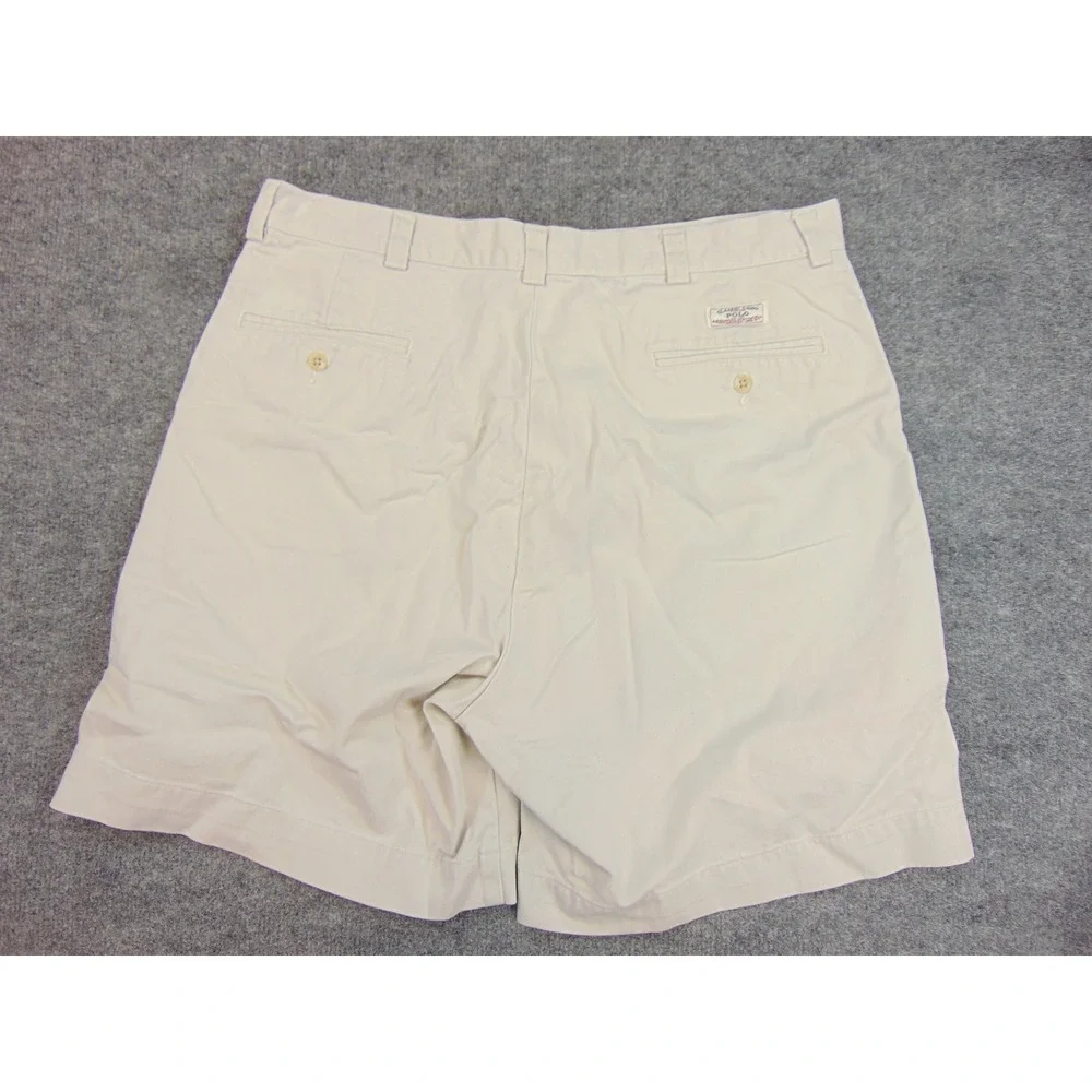Polo Ralph Lauren Philip Short Mens 36‎ Tan Solid Cotton Chino Classic